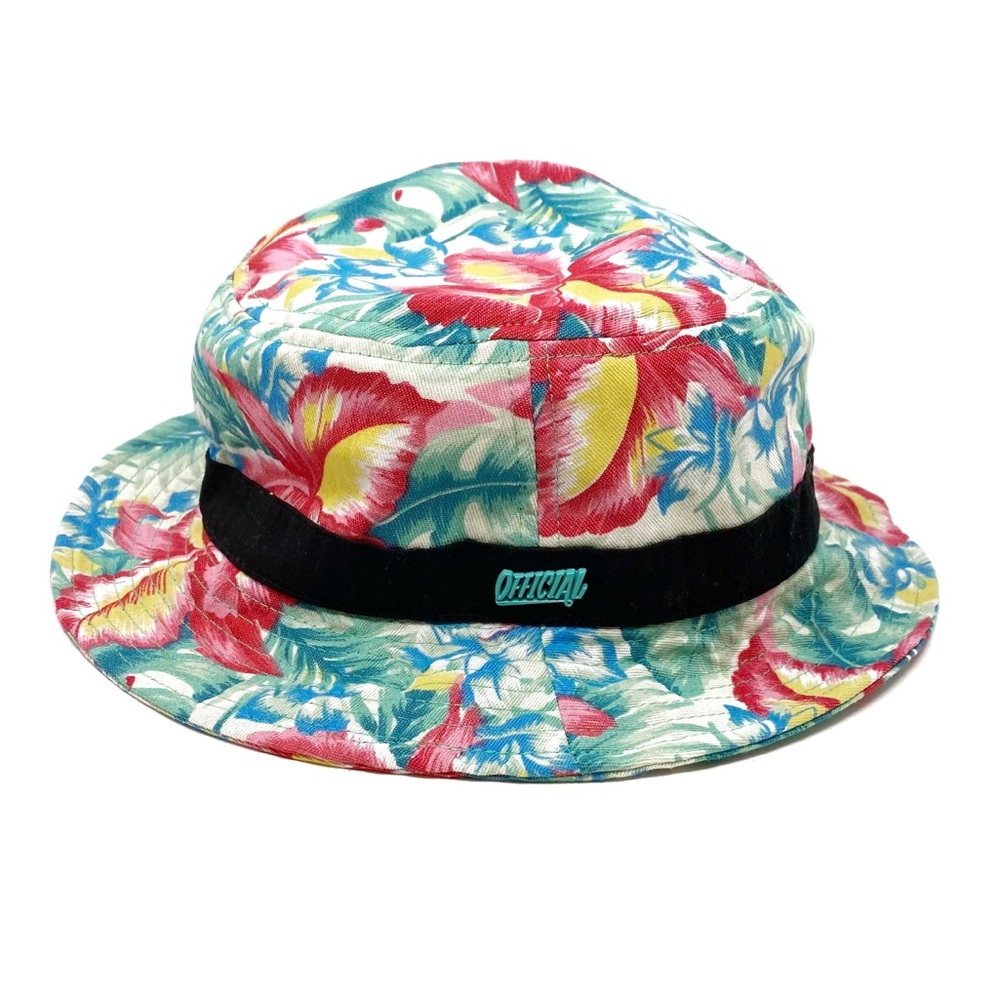 Official Crown of Laurel | Tropical Print Bucket‎ Hat Size S/M